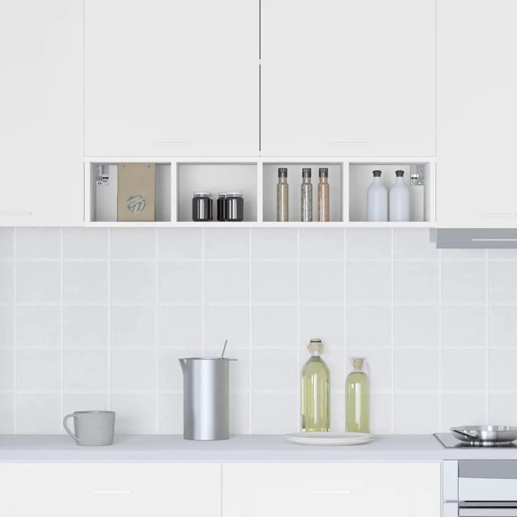 Függő szekrény polcokkal Riga Fehér 20 x 29,5 x 100 cm Faanyag