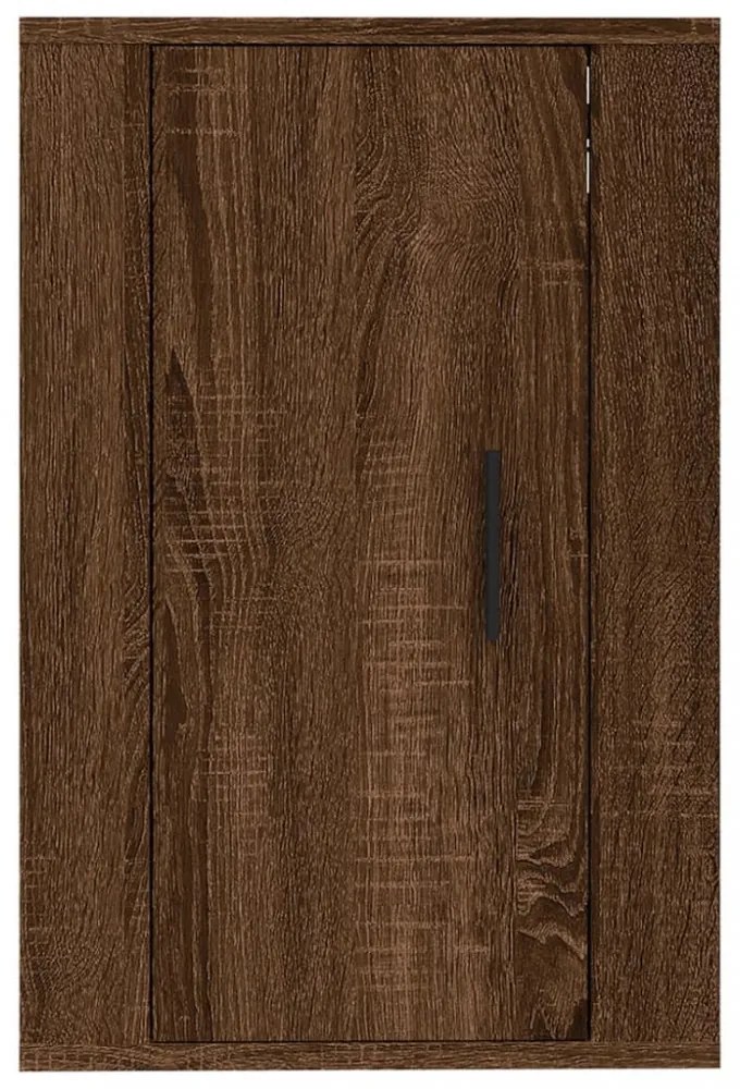2 db barna tölgy falra szerelhető TV-szekrény 40x34,5x60 cm