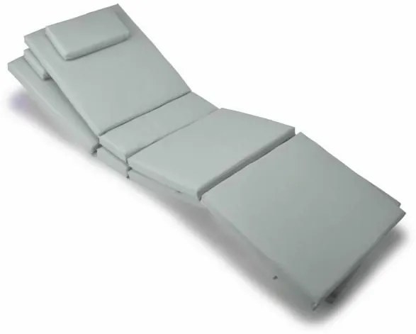 Kerti párna készlet nyugágyhoz  világosszürke 2 db