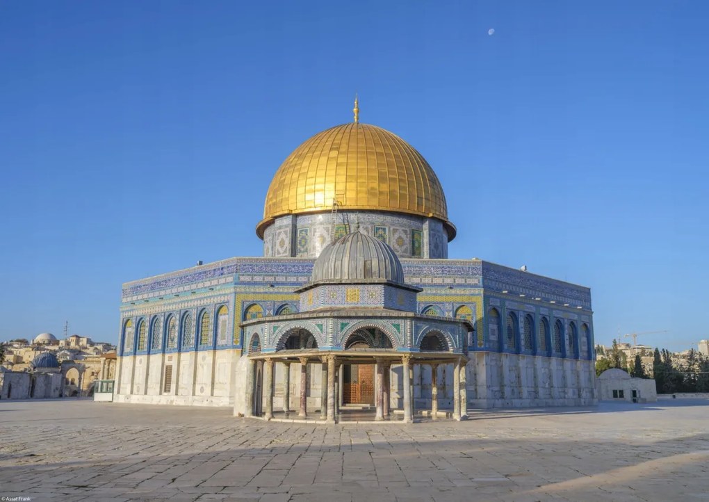 Poszter 42x29,7cm Al-Aksza mecset 2, Assaf Frank