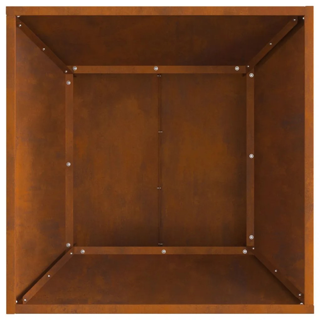 Tűzrakó Barna 60 x 60 x 35 cm Acél