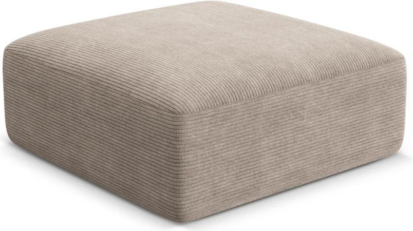 Világosbarna kordbársony lábtartó Campi – Cosmopolitan Design