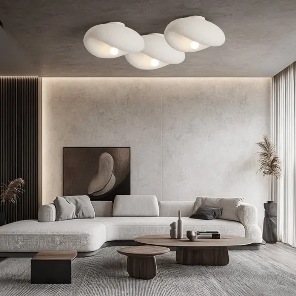 BRILAGI - WABI SABI mennyezeti lámpa 1x E27/60W/230V, átmérő 40 cm, fehér