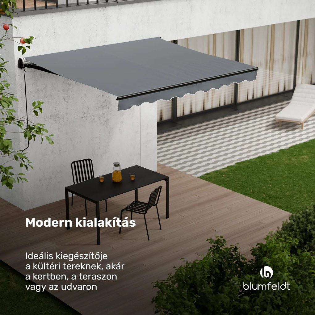 Blumfeldt CloudShade Napernyő, Okos vezérlés, UV védelem, Fali rögzítés