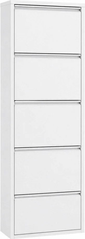 Fém cipősszekrény, fehér, 50 cm – TR307GLM1141
