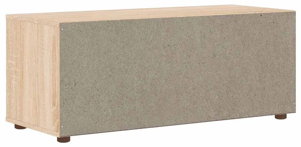 VISNES sonoma tölgy szerelt fa TV-szekrény 100x40x38 cm