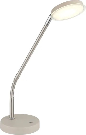 Globo 58504TSA - SILVIO érintésvezérlésű, dimmelhető asztali LED-lámpa LED/6,5W/230V bézs