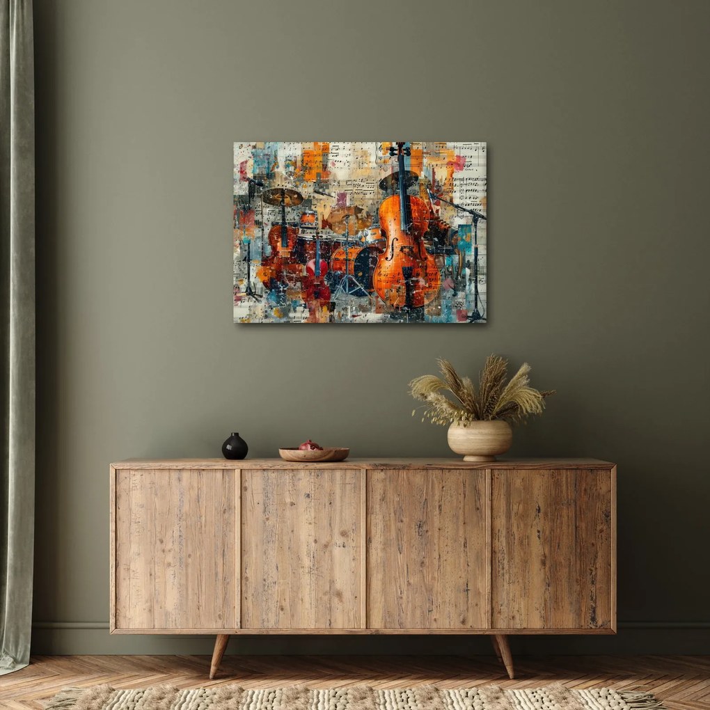 Kép - Hangszerek (70x50 cm)