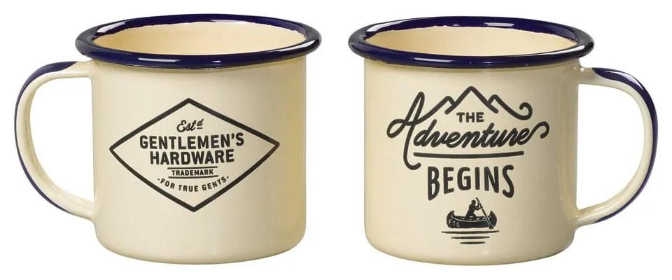2 db zománcozott kávésbögre, 150 ml - Gentlemen's Hardware