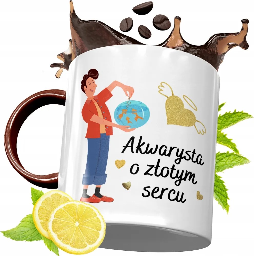 Bordó Bögre Akvarista Születésnapra Ajándék fényképes nyomattal