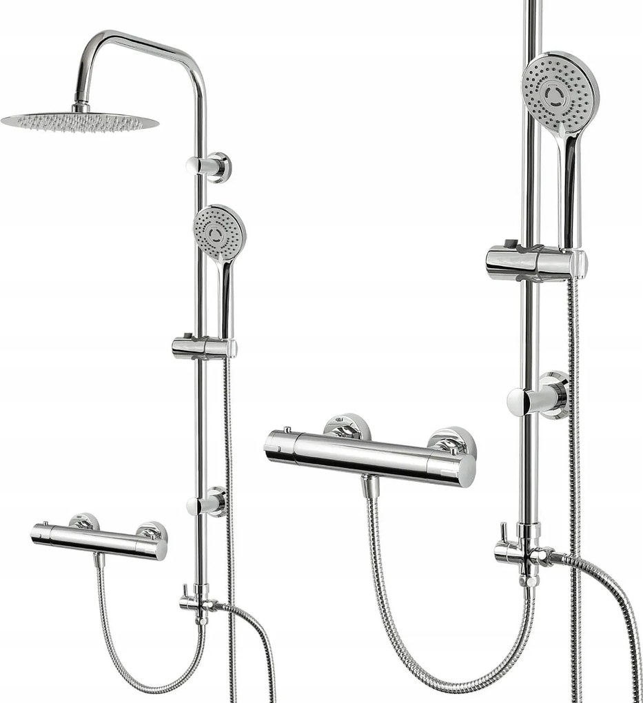 Zuhanyszett Zuhanyoszlop Zuhany Termosztatikus Csapteleppel Inea