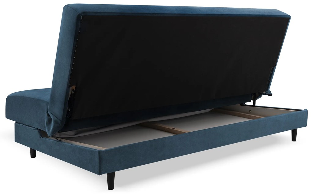 ID IRA kanapéágy tárolóval - kék