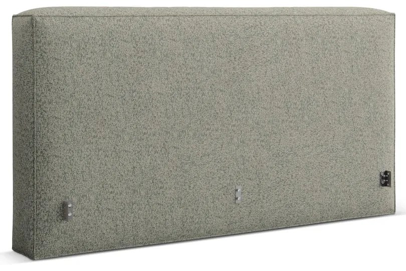 Zöld kárpitozott ágytámla 249x100 cm Olivia – Micadoni