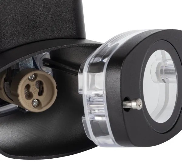 Kanlux 38885 - Kültéri fali lámpa ZEVI 1xGU10/10W/230V IP54 antracit