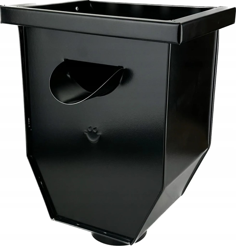 Ereszcsatorna mosogató kosár 100mm-es lefolyócsőhöz Galeco Acél fekete Ral 9005