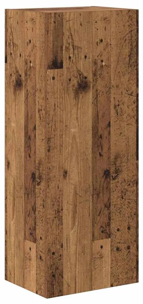 vidaXL TV Fali Szekrény Öreg fa 40,5 x 30 x 102 cm Faanyag