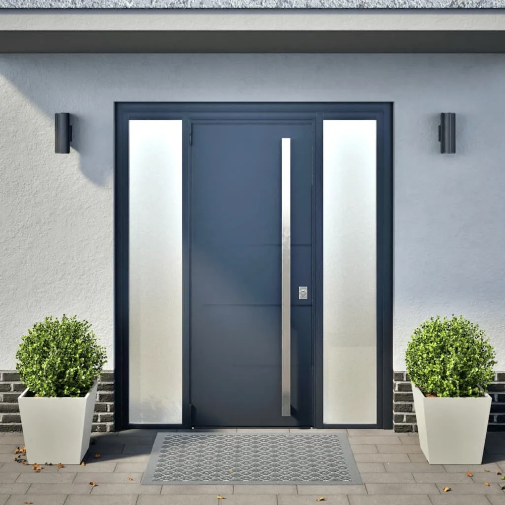 2 db fehér acél kerti növénytartó 40 x 40 x 40 cm