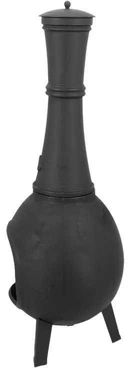 Öntöttvas teraszfűtő kályha, 121 cm