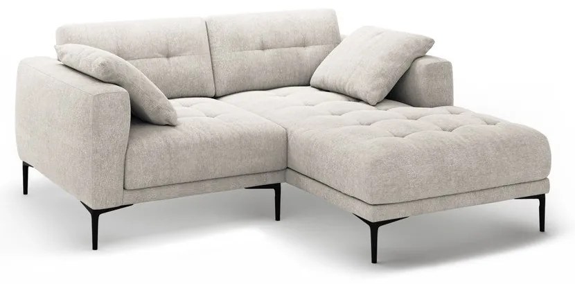 Bézs sarokkanapé (jobb oldali-heverő résszel) Bemy – Micadoni