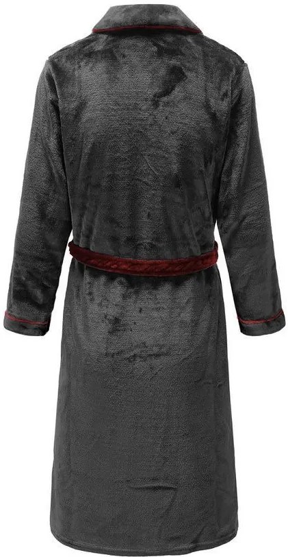 Fürdőköpeny Roger Grey Red Men XL