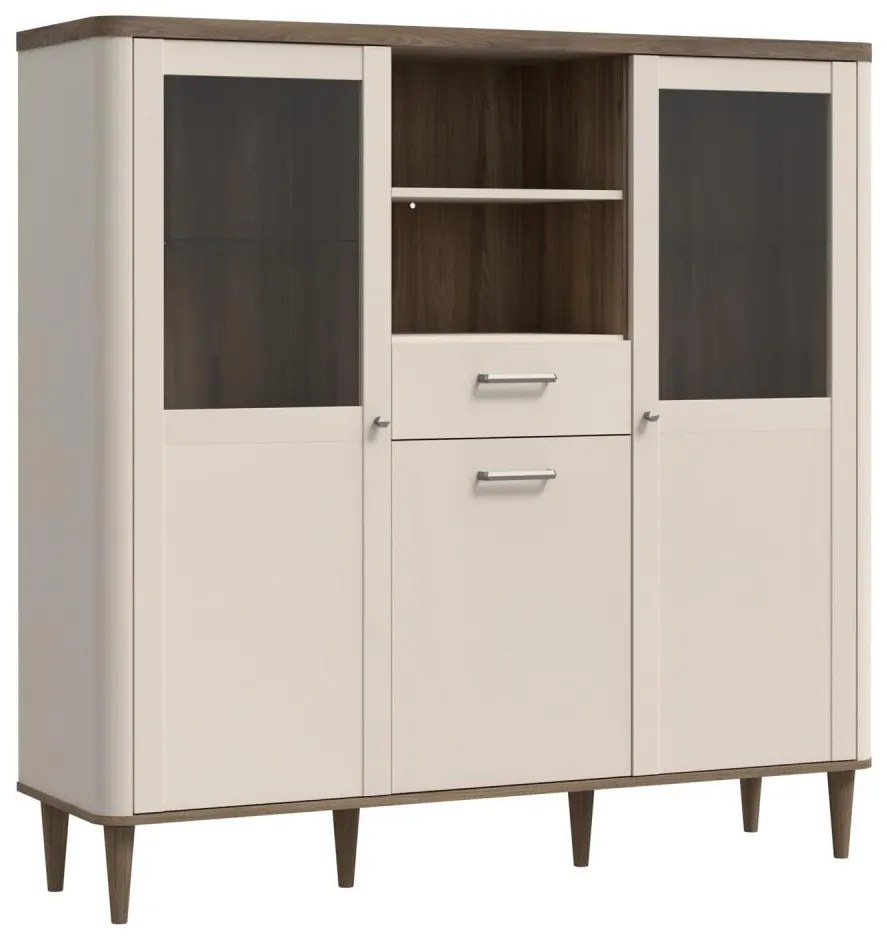 Vitrin VIRO barna/bézs