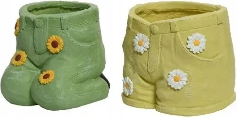 Virágmintás kerti virágtartó napraforgó kaspó