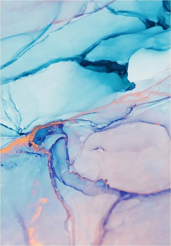 Fotótapéta flizelina Arany ékezetek Absztrakt Akvarell Foltok 184x254 +ragasztó