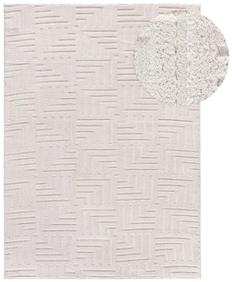 Krémszínű szőnyeg 160x230 cm Estilo – Universal