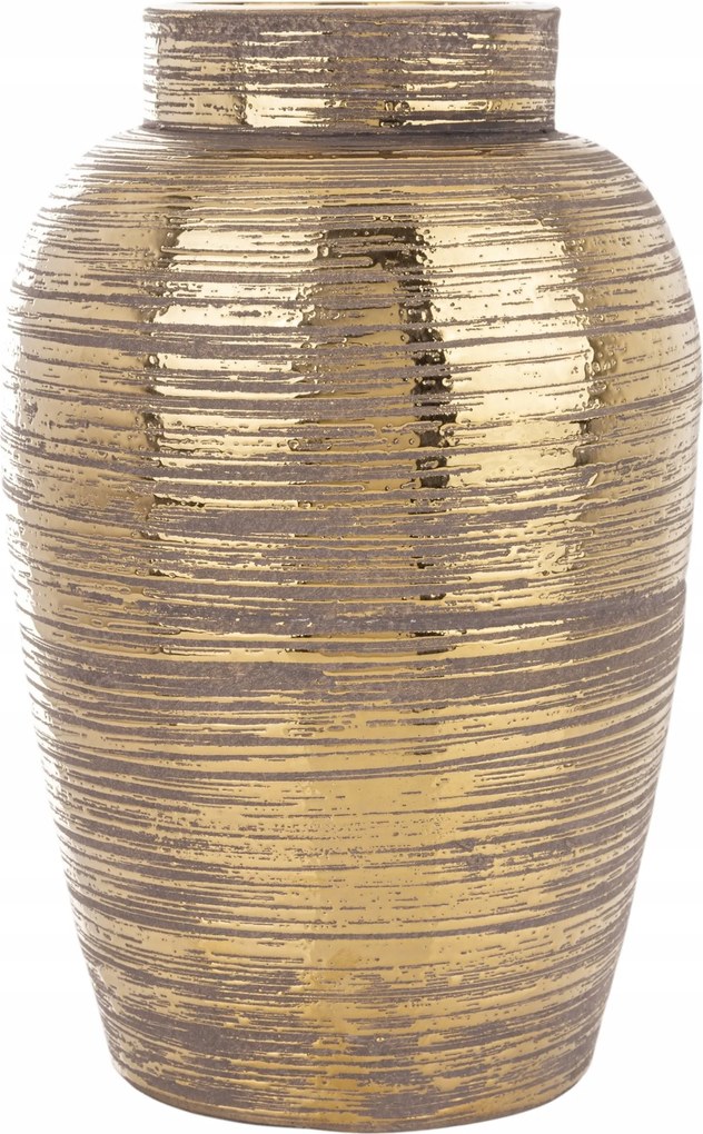 Virág váza dekoratív arany antik elegáns nagy üveg