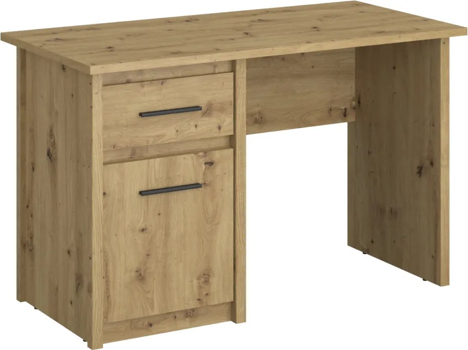 Számítógépasztal 1D1S/120, artisan tölgy, AIRON