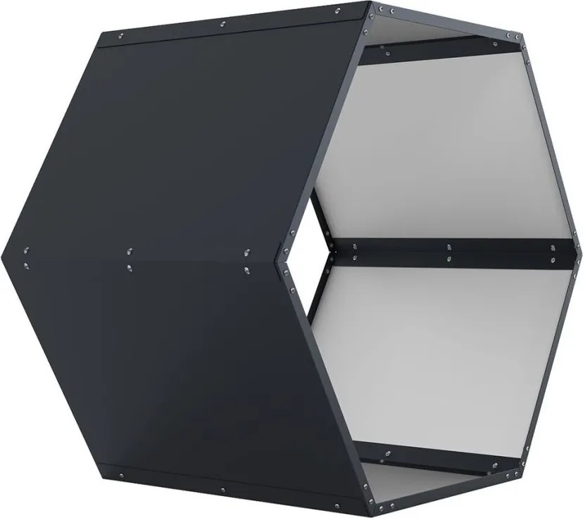 Fa tároló hatszögletű fém sötátszrüke