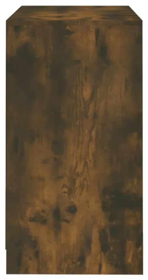 sonoma tölgy színű szerelt fa tálalószekrény 70x41x75 cm