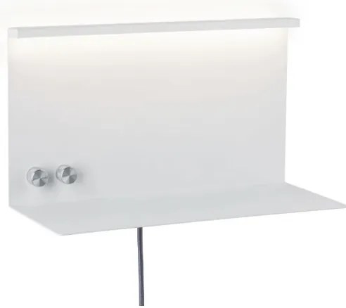 Paulmann 78919 - LED/4,5W Dimmelhető lámpa polccal és USB + LED/1,6W 230V