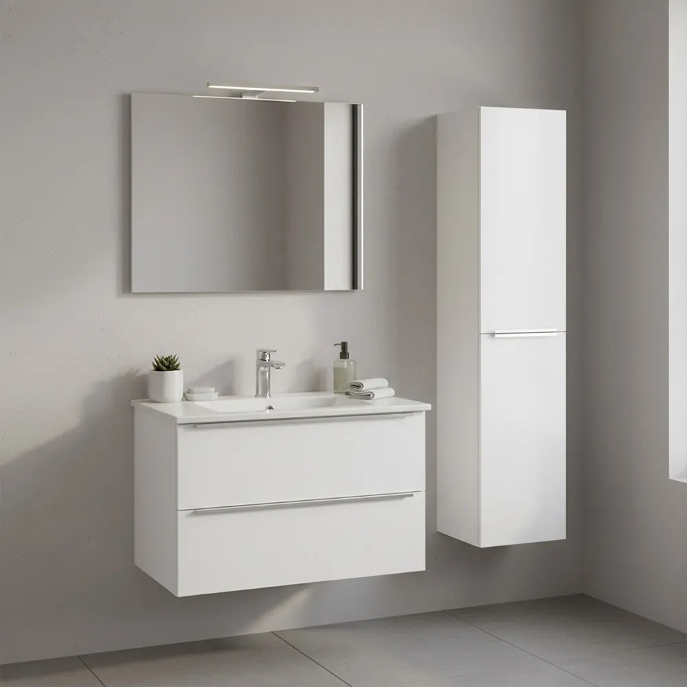 Vario Trim 35 Függesztett oldalszekrény fehér-fehér