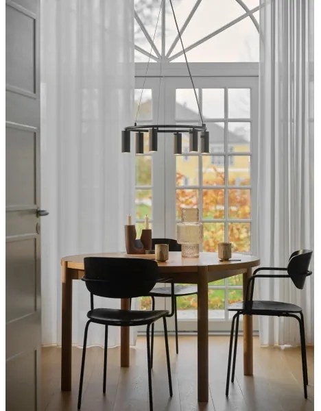 Nordlux - VICO kábeles csillár 6xGU10/5W/230V fekete