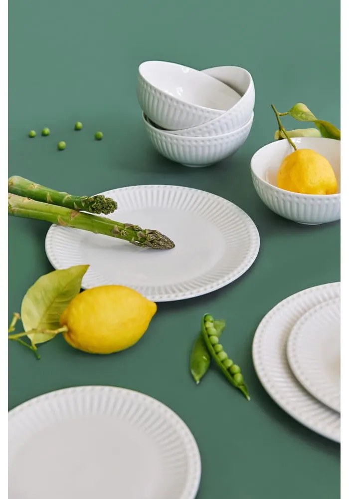 Purita 12 db-os fehér porcelán étkészlet - Bonami Essentials