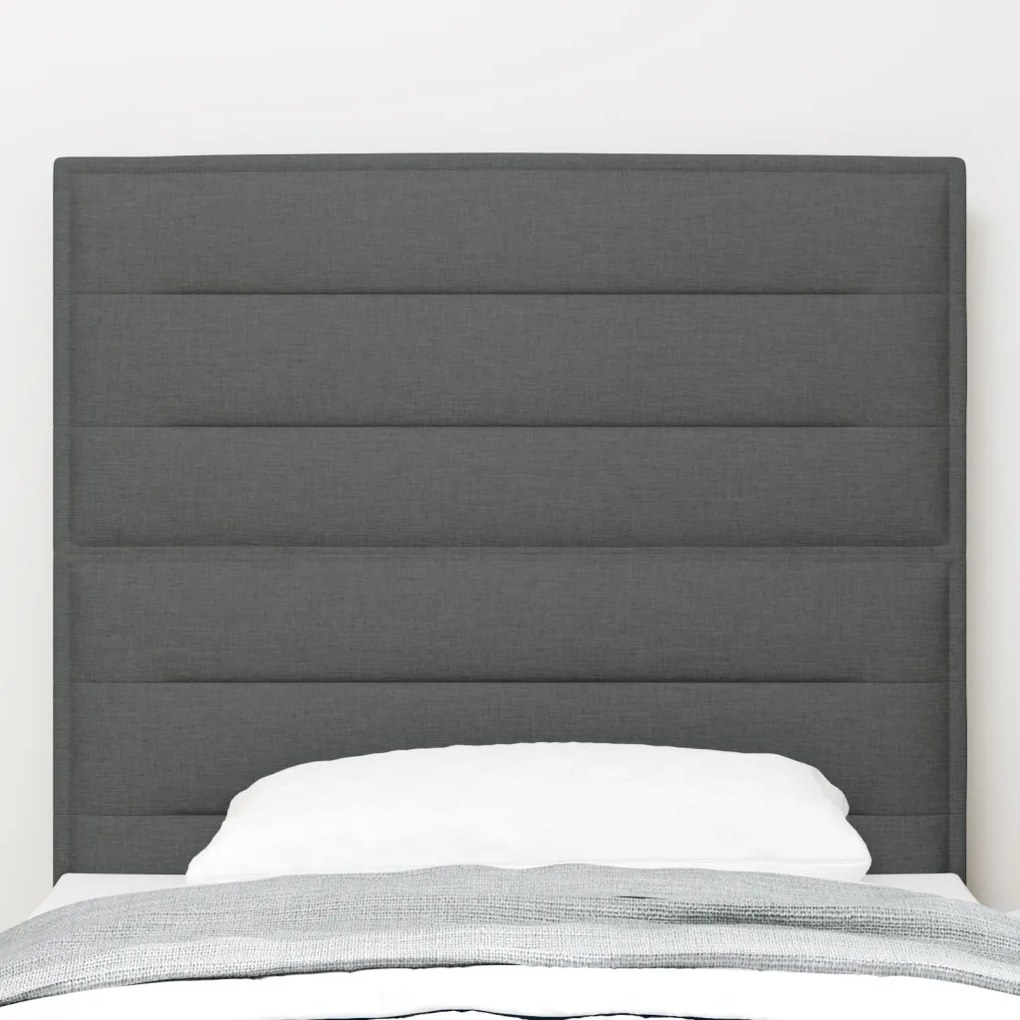 LED Fejtámla Vonal Design Sötétszürke 80 cm Szövet