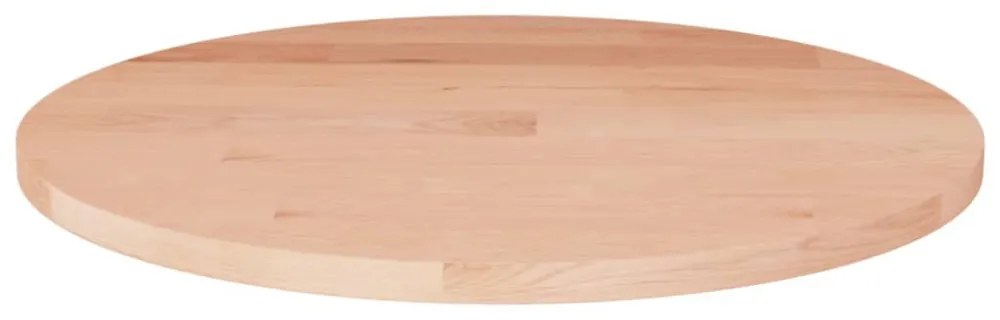 kerek kezeletlen tömör tölgyfa asztallap Ø50 x 1,5 cm