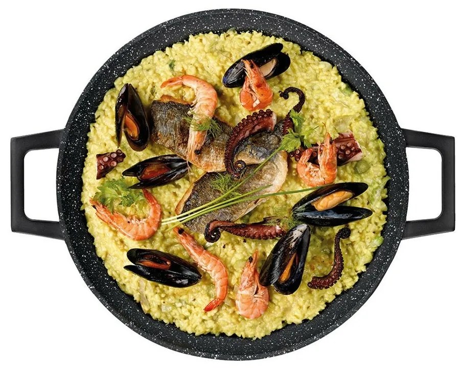 Kela Paella STELLA NOVA serpenyő tapadásmentes felülettel, 36 cm