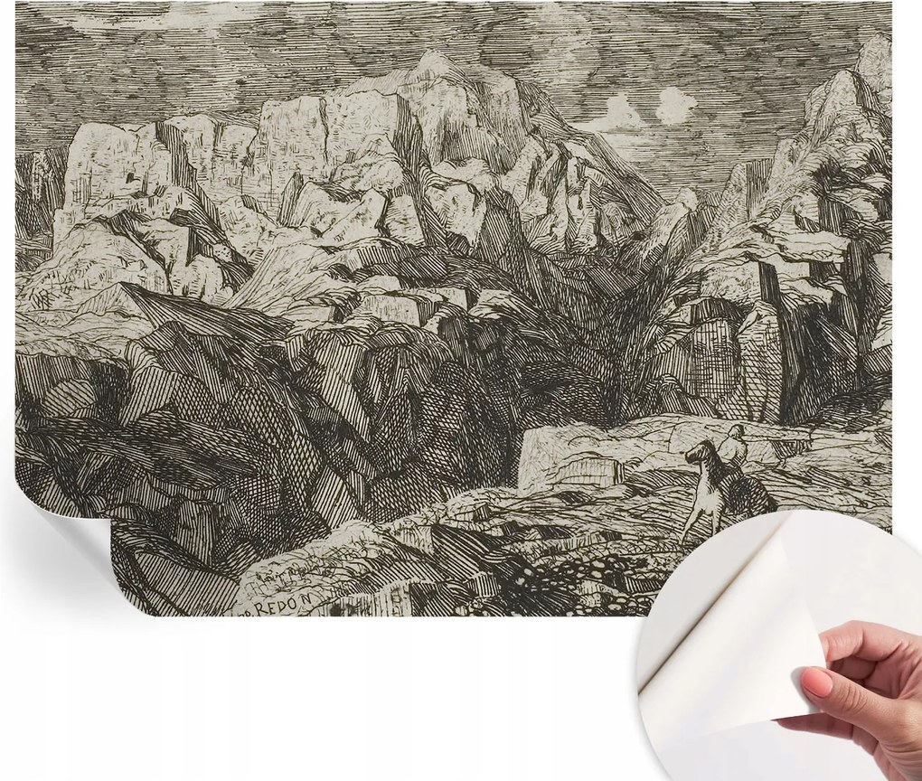 Öntapadós Dekoratív Fotótapéta Hálószobába Hegyi táj 312x219 cm