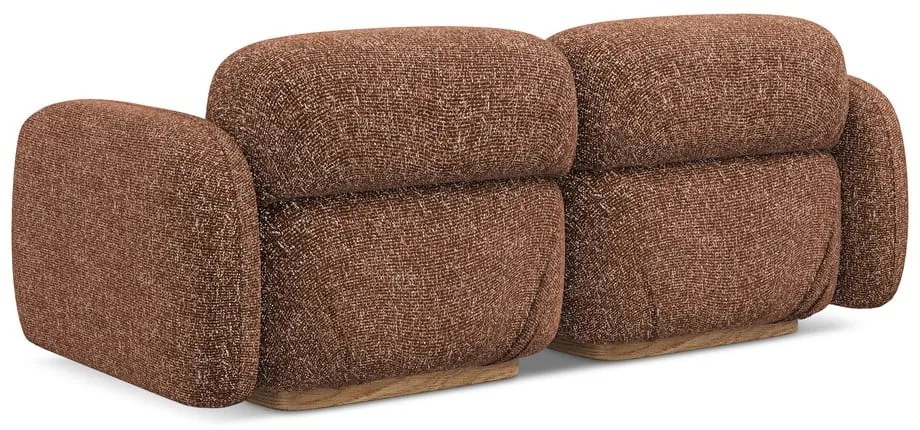 Narancssárga-barna moduláris kanapé 190 cm Ailani – Makamii