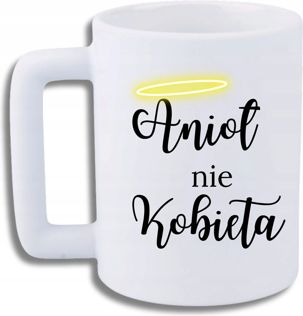 Bögre Fehér Leo Vicces Ajándék Valentin Nap Angyal Nem Nő