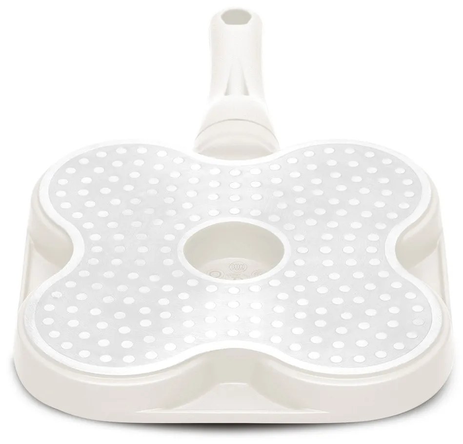 Berlinger Haus indukciós tapadásmentes 4 lyukú hamburgersütő 20 cm matt krém Sahara Collection