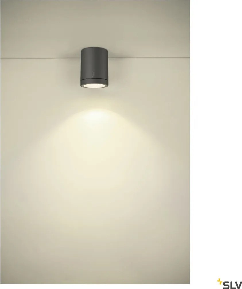 SLV 1003426 ENOLA ROUND Modern Kültéri Mennyezeti Lámpa Antracit, Átlátszó LED IP65