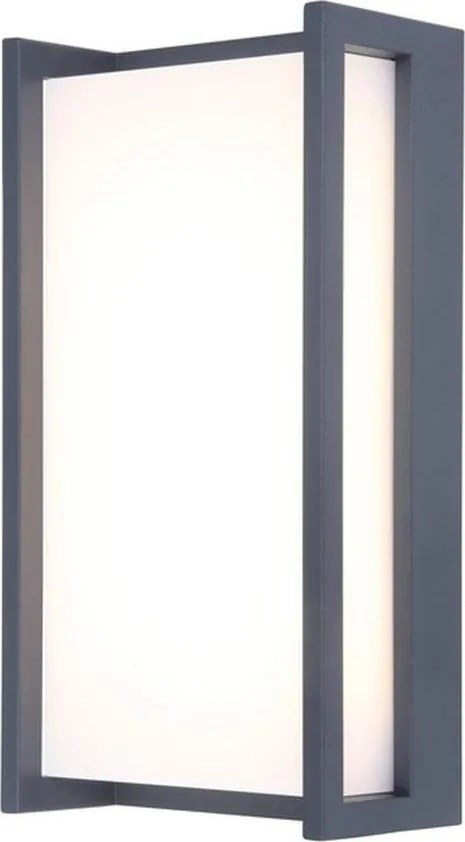 LUTEC 5193001118 QUBO Modern Kültéri Fali Lámpa Antracit LED IP44