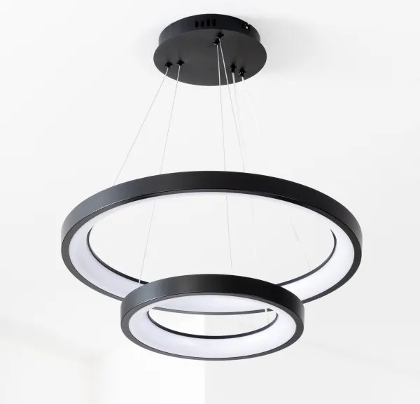 Brilagi - dimmelhető LED kábelfüggeszték FALCON SLIM LED/68W/230V átm. 50 cm fekete +DO