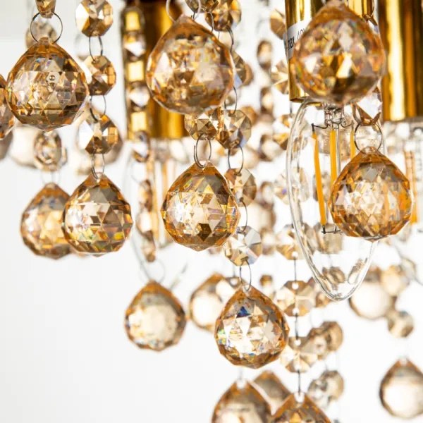 Globo 63040345X - Mennyezeti lámpa LONDON 3xE14/40W/230V átm. 38 cm arany