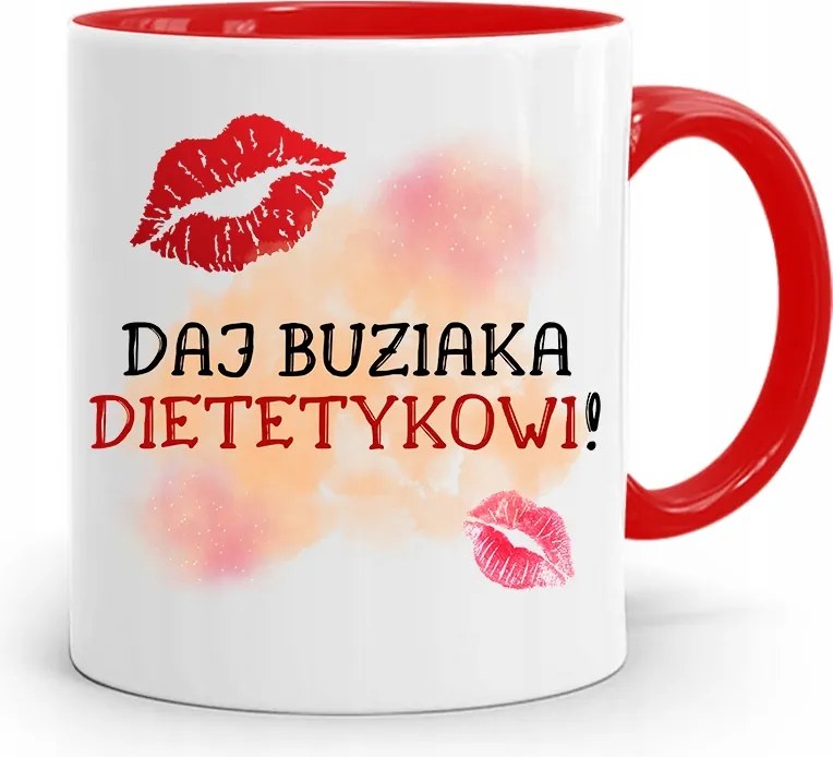 Dietetikusoknak Dietetikus Bögre Piros Ajándék fényképes nyomtatással