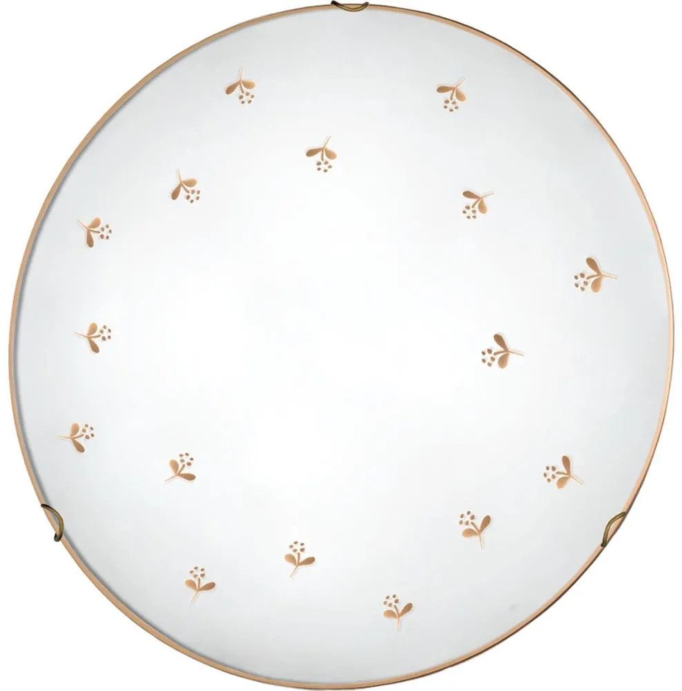 Kolarz 731.13.4.160- Fali lámpa NONNA 3xE27/60W/230V átmérő 50 cm virágdíszítésű rózsaarany