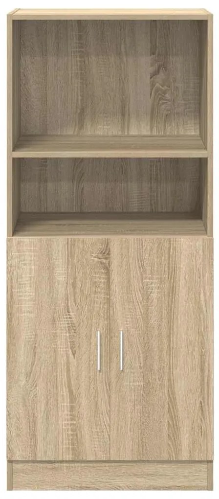 vidaXL sonoma tölgy színű szerelt fa konyhaszekrény 57x41,5x131,5 cm